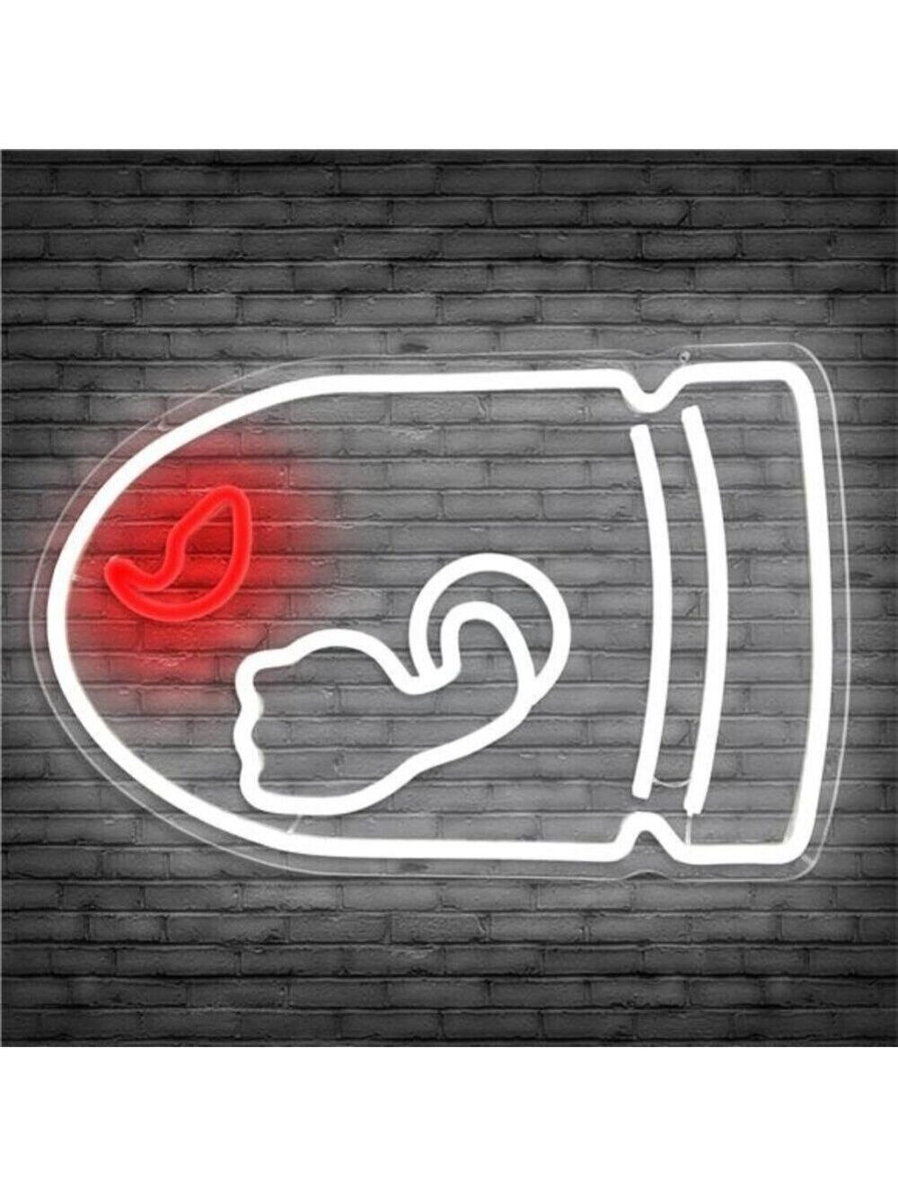 Super Mario Bros Bullet Bill LED Neon Light Retro NES Game Sign Room Nintendo
